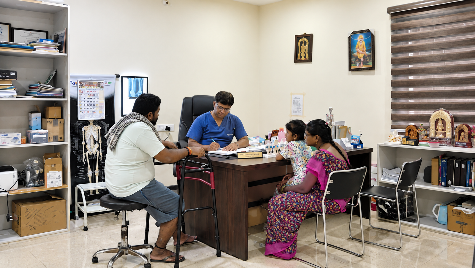 Medical equipment at Shreyas Hospital